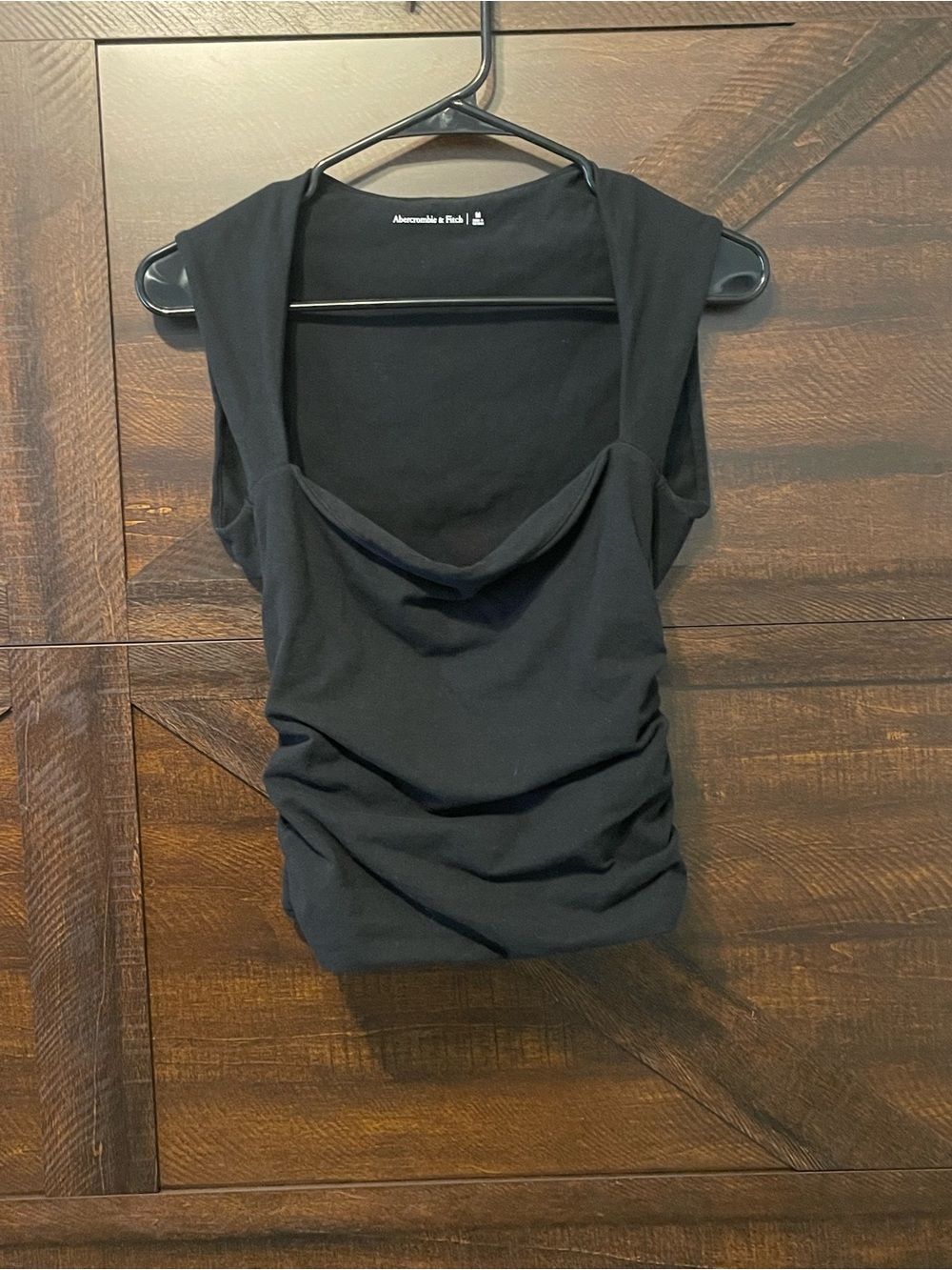 Abercrombie & Fitch Black Cowl Neck Sleeveless top